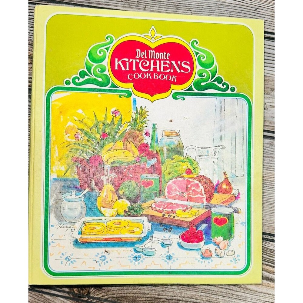 Del Monte Vintage Kitchens Tabbed Cookbook 1st Printing 1972, 3-Ring Binder
